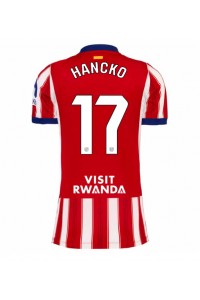 Atletico Madrid David Hancko #17 Jalkapallovaatteet Naisten Kotipaita 2026-27 Lyhythihainen
